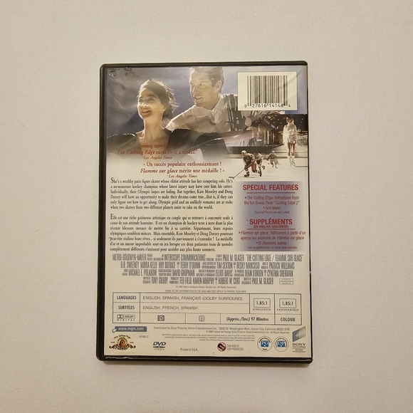 The Cutting Edge (DVD, 1992) - Picture 2 of 3